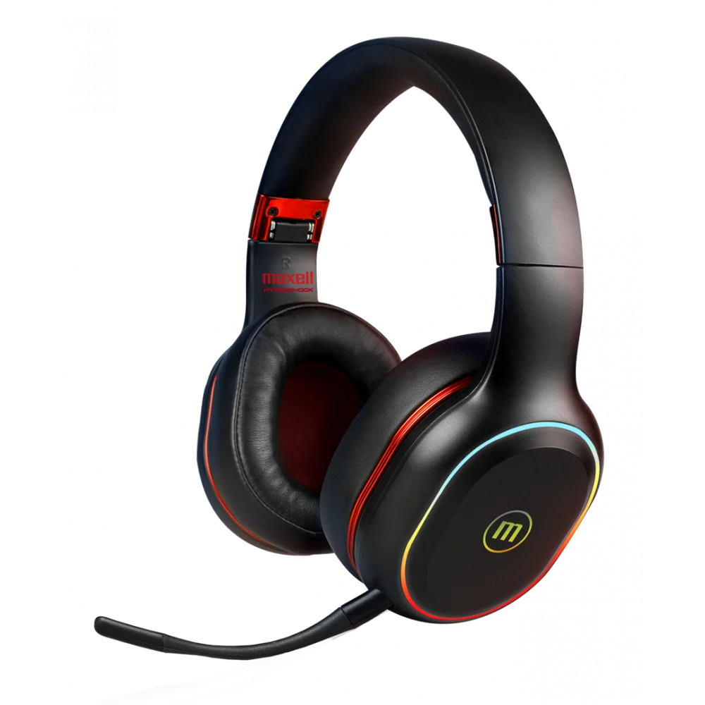 Audífonos Aurículares Inalámbricos Gamer Maxell Hypershock CA-BTVH Bluetooth Con Vibración