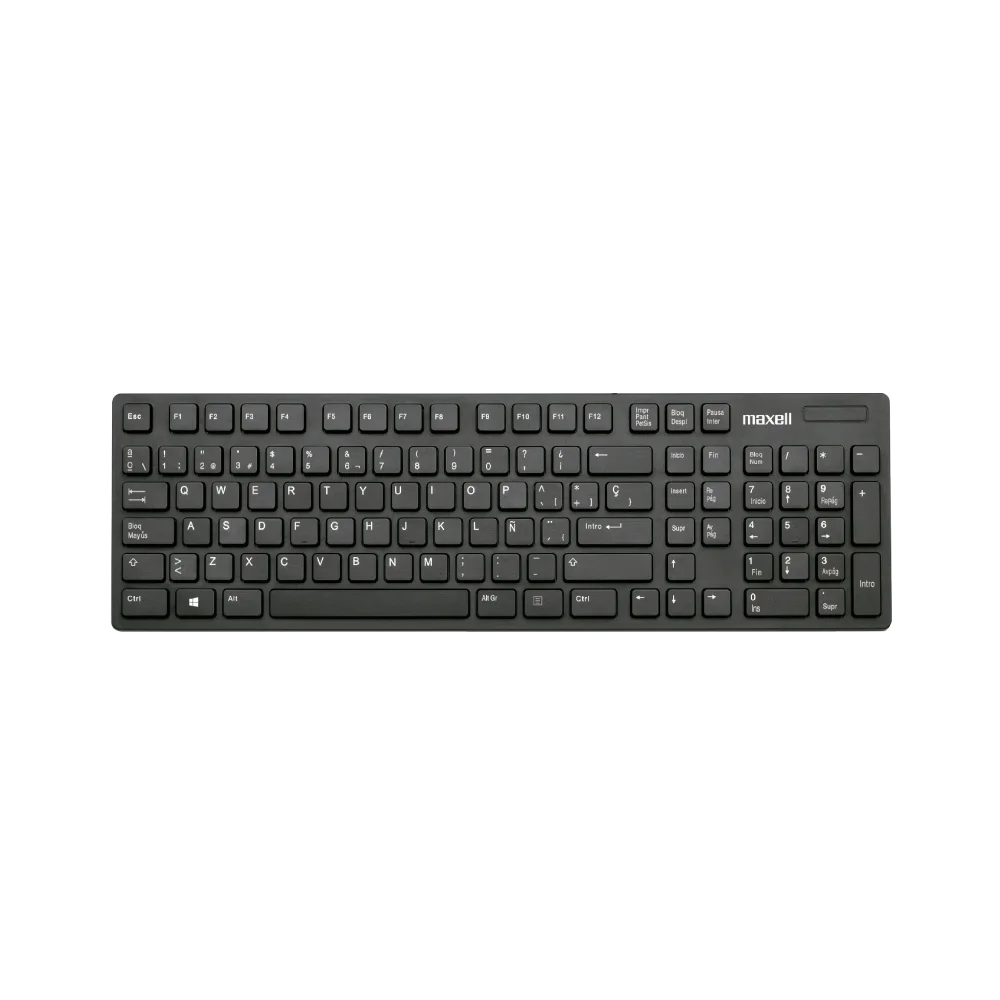 Teclado Inalámbrico Maxell Slim WKB-20 Delgado 2.4GHz