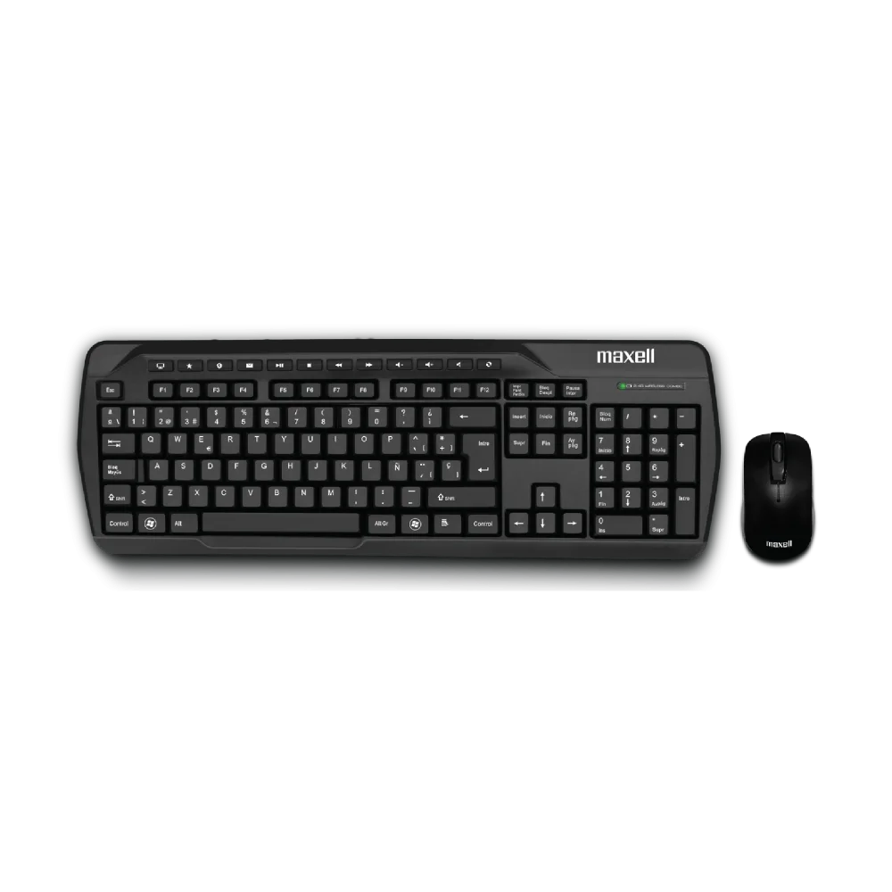 Teclado Inalámbrico + Mouse inalámbrico Maxell WKBC-200 2.4GHz