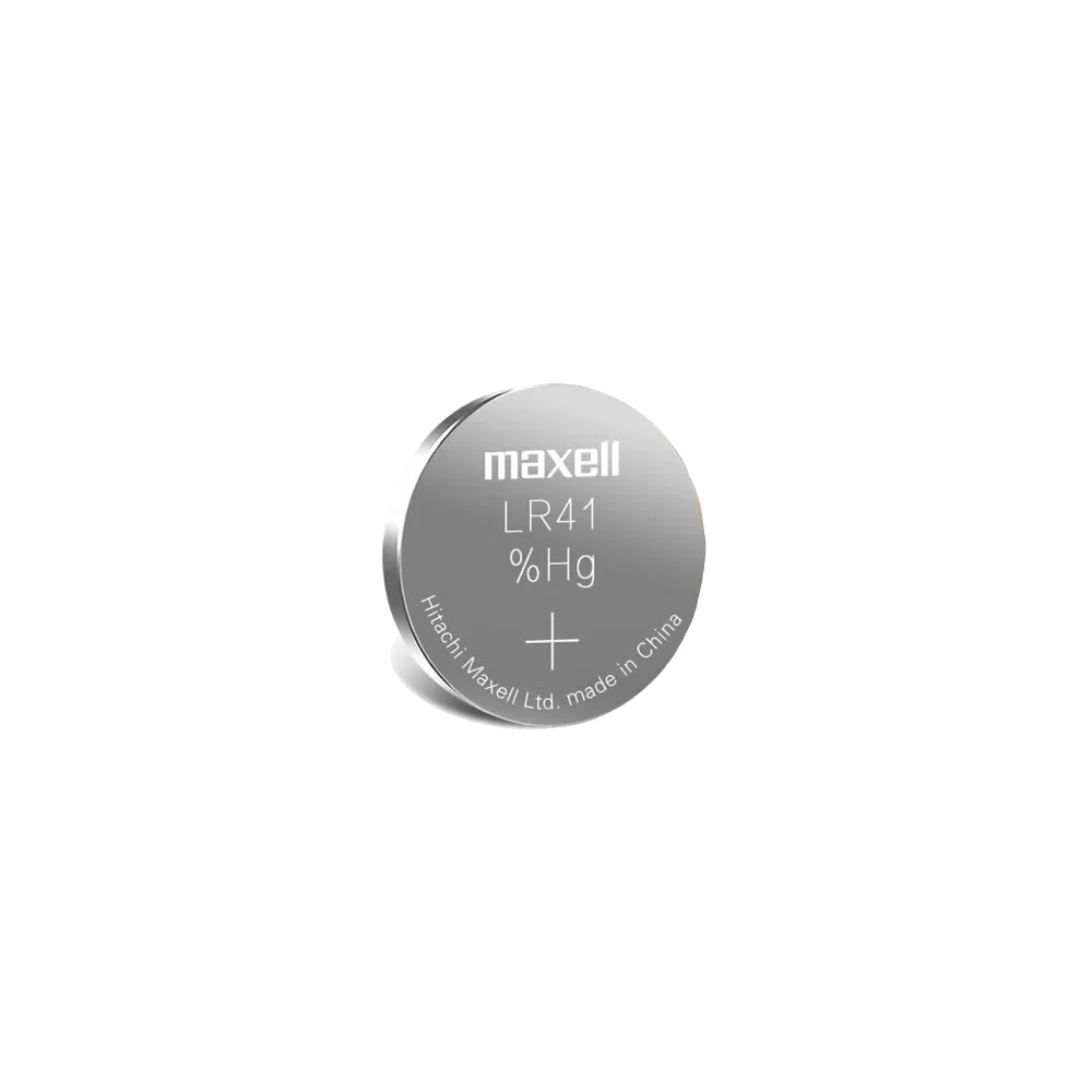2x Pila Batería Maxell LR41 1.5V 25mAh Tipo Botón Alcalina