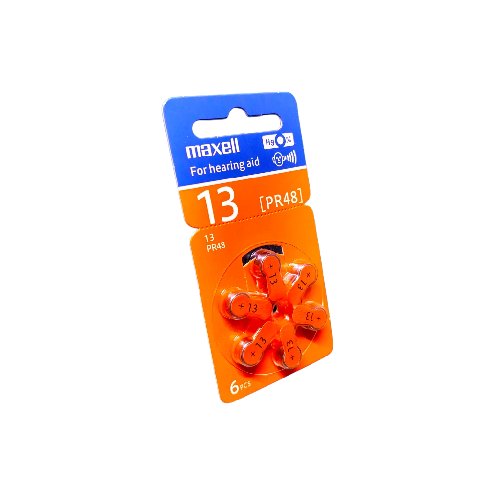6x Pila Batería Maxell PR48 1.45V Tipo Botón Litio