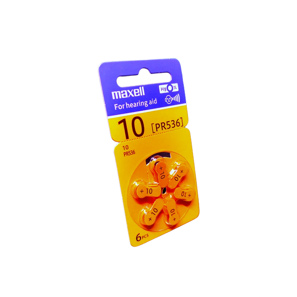 6x Pila Batería Maxell PR536 1.45V Tipo Botón Litio