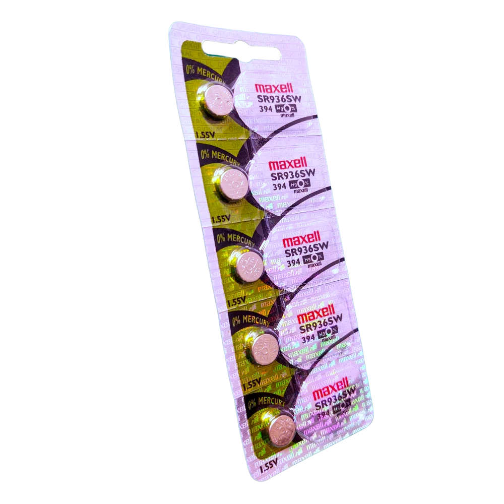 5x Pila Batería Maxell SR936SW 1.55V 71mAh Tipo Botón Litio