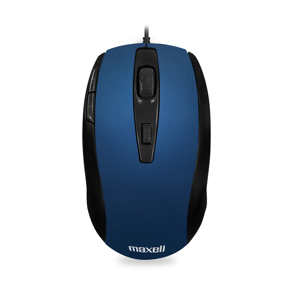 Mouse Ratón Óptico Maxell MOWR-105 5 Botones Azul