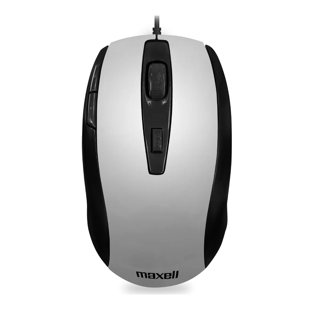 Mouse Ratón Óptico Maxell MOWR-105 5 Botones Plata