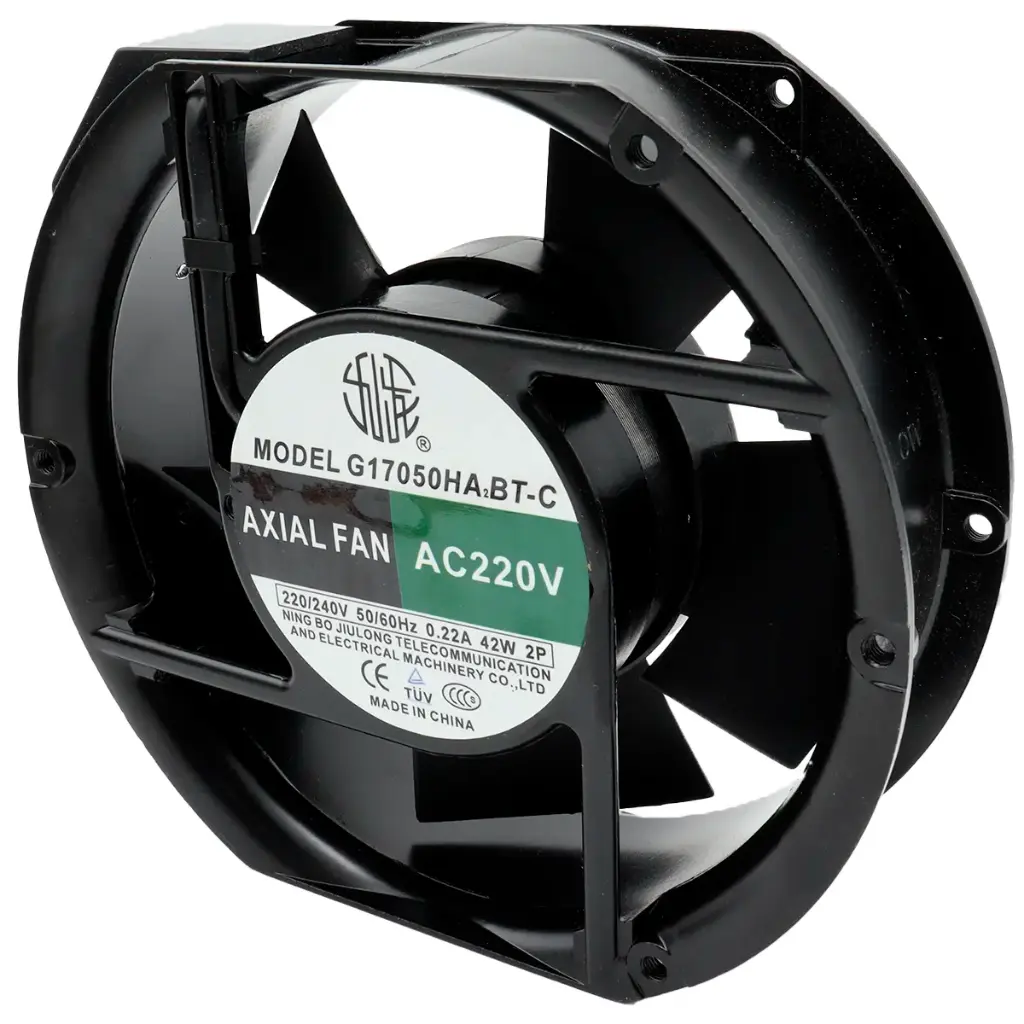 Ventilador Jiulong G17050HA2BT-C 220V/240V AC 50/60Hz 0.22A 42W 152 mm x 152 mm x 51 mm 2 Pines