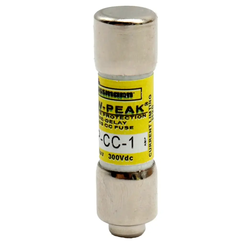 Fusible Cerámico Copper Bussman Low-Peak LP-CC-1 600V AC 300V DC 1A
