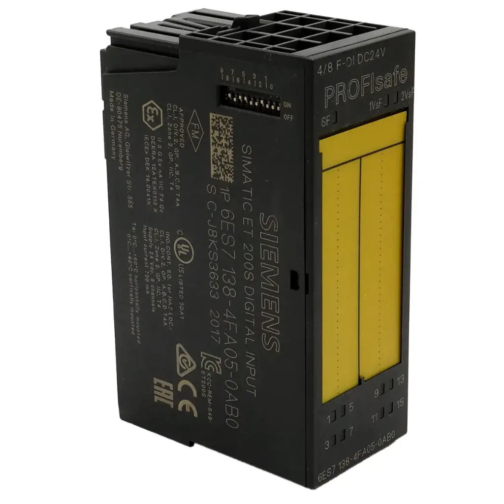 Módulo Entrada Digital Siemens Simatic ET 200S ET200S 6ES7 138-4FA05-0AB0 24V DC
