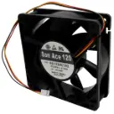 Ventilador Sanyo Denki SanAce120 9G1224E102 24V DC 0.34A 8.16W 120 mm x 120 mm x 38 mm Conector Blanco 3 Pines 3 Cables