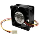 Ventilador Sanyo Denki SanCooler60 9A0624S4D01 24V DC 0.08A 1.92W 60 mm x 60 mm x 25.5 mm Conector Blanco 3 Pines 3 Cables