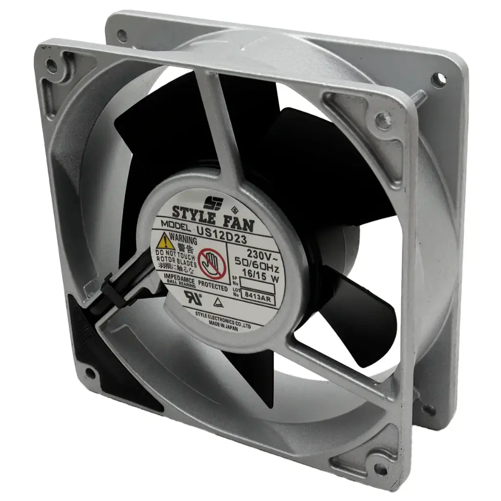 Ventilador Style Fan US12D23 230V AC 50/60Hz 16/15W 120 mm x 120 mm x 40 mm 2 Pines