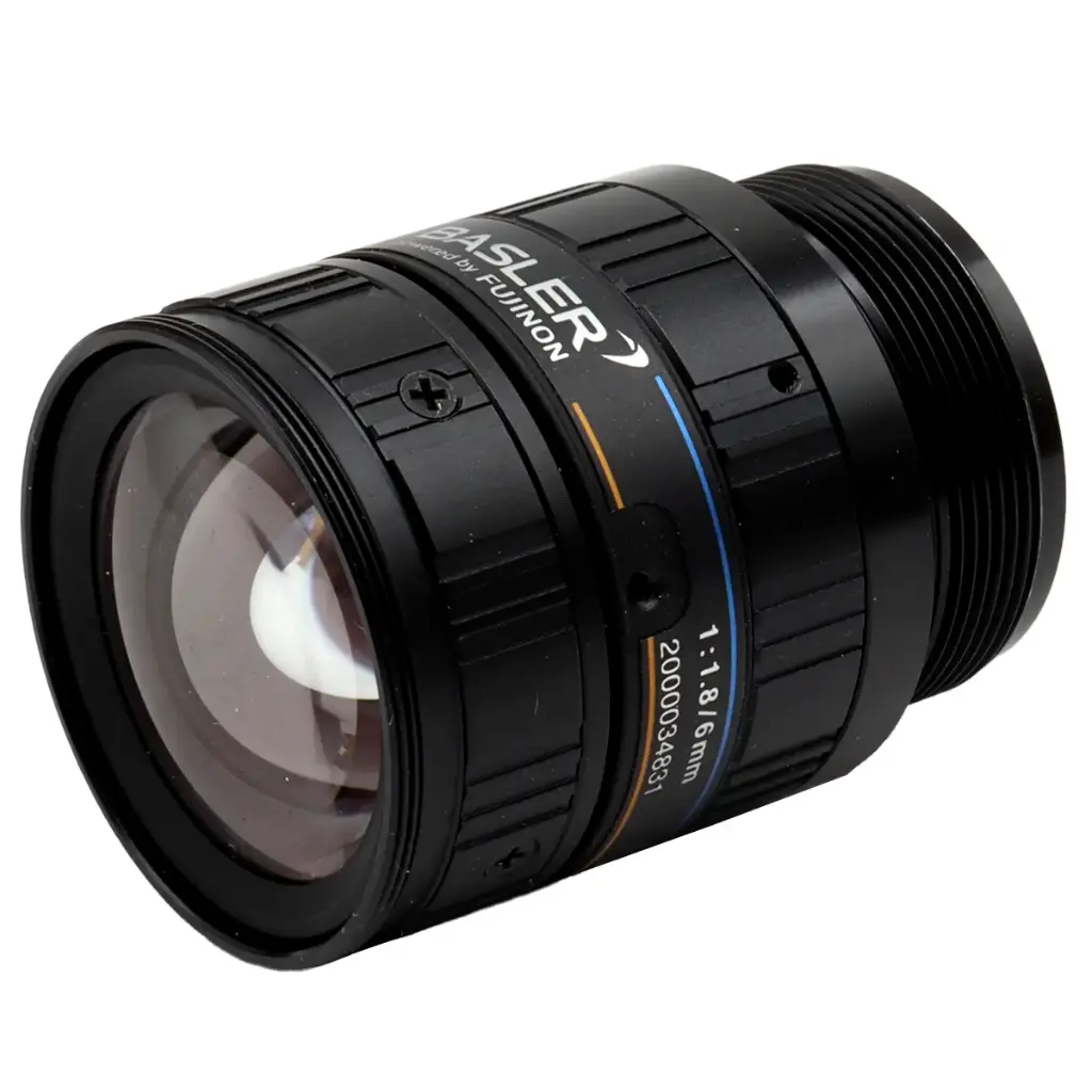 Lente Foco Fijo Basler Lens C125-0618-5M Foco 6mm F1.8 - F1.22 C-mount