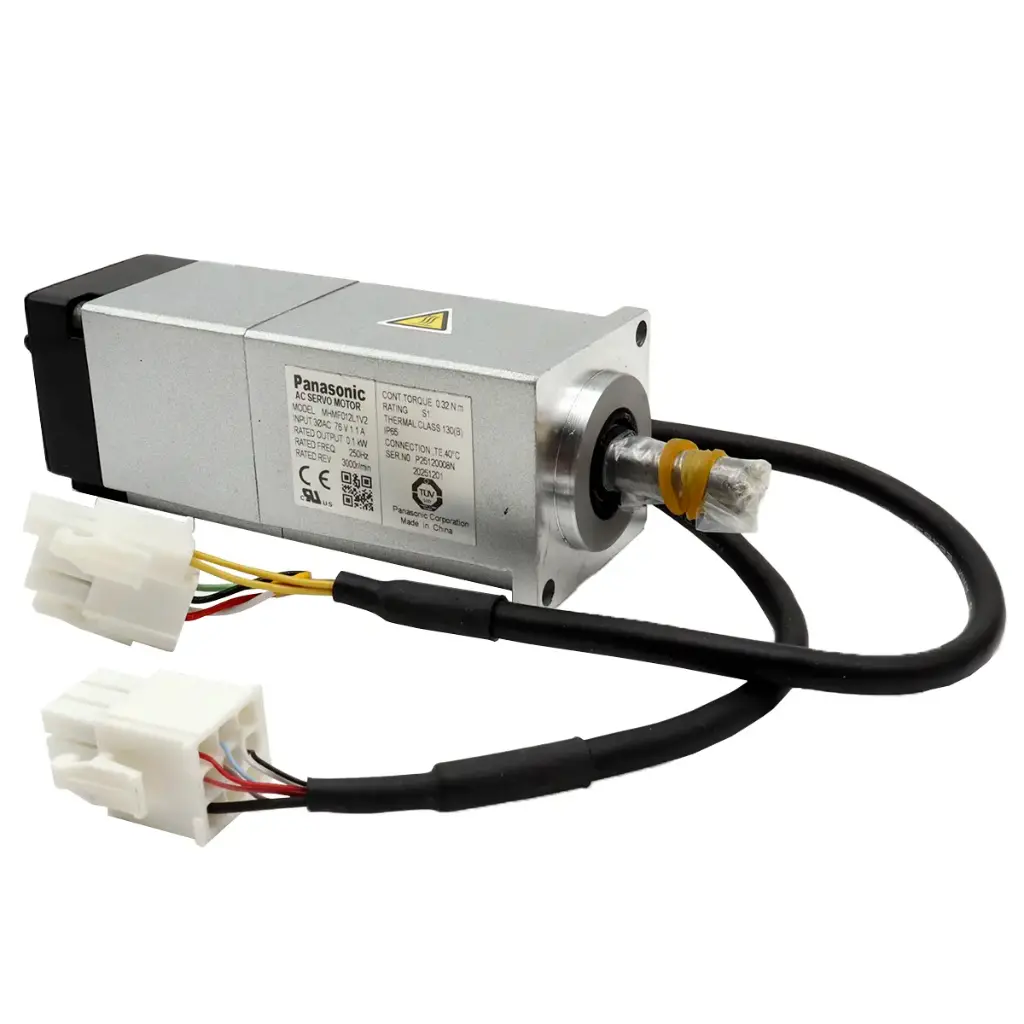 Servo Motor Panasonic MHMF012L1V2 3000RPM 200V 100W 