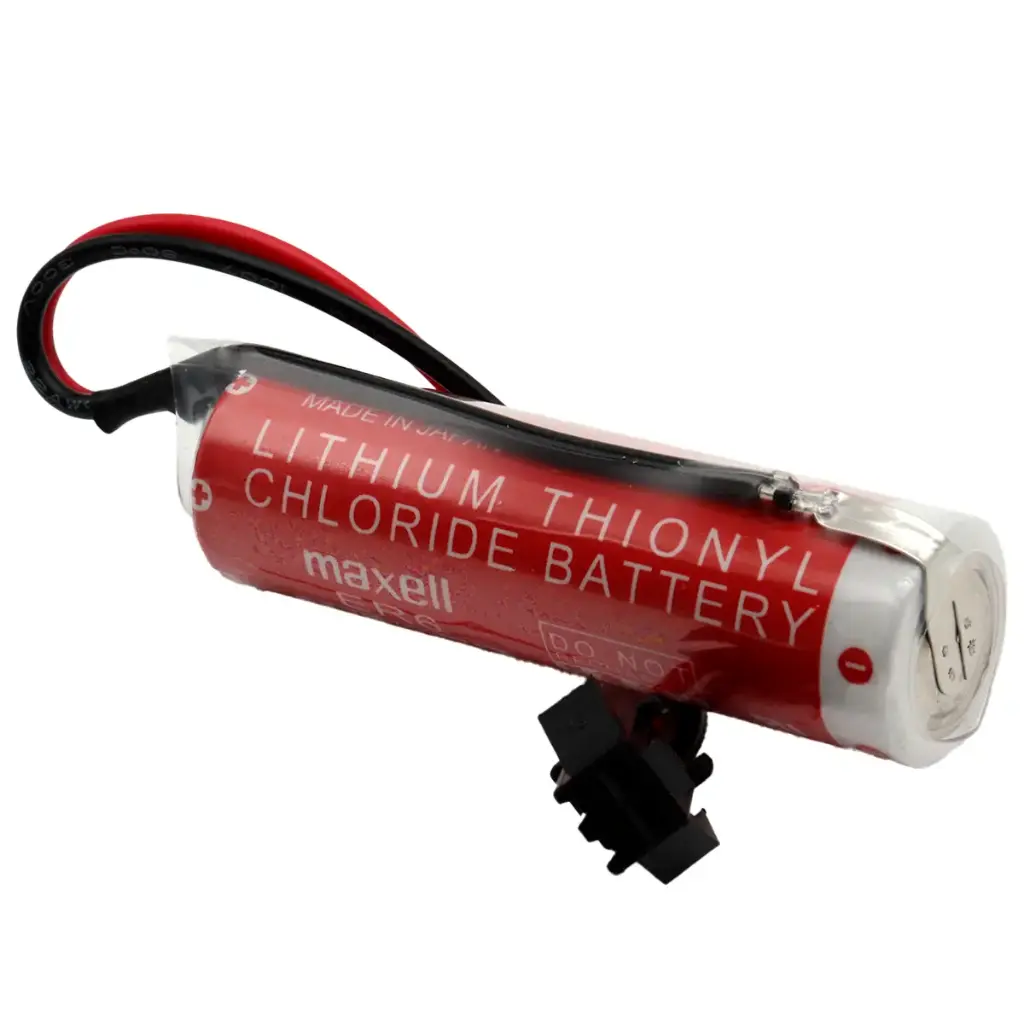 Pila Batería Maxell ER6 3.6V 2000mAh Conector Negro Arpón PLC