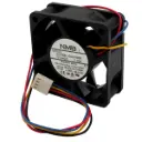 Ventilador NMB 2410ML-04W-B66 E02 12V DC 0.40A 4.8W 60 mm x 60 mm x 25 mm Conector Blanco 4 Pines 4 Cables