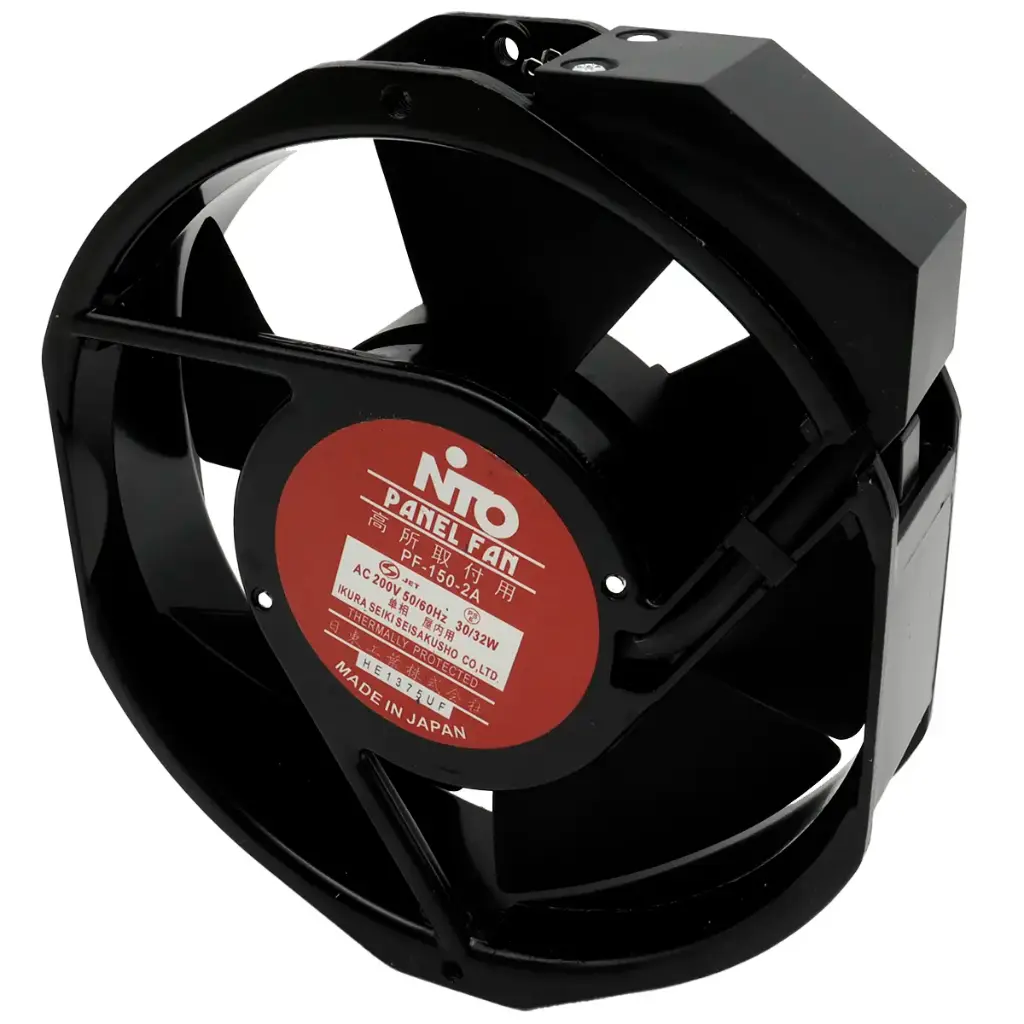 Ventilador Nito Panel Fan PF-150-2A 200V AC 50/60Hz 30/32W 150 mm x 40 mm 2 Pines