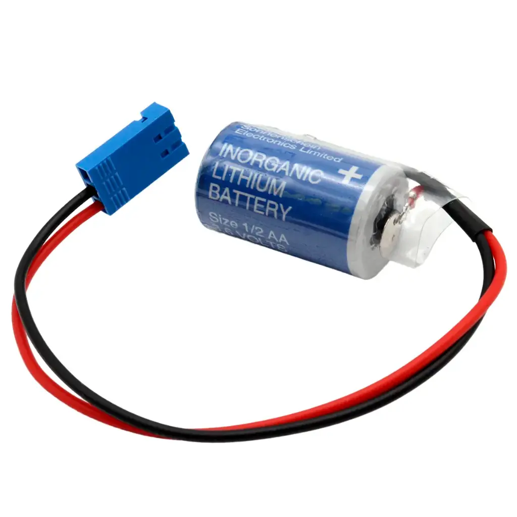 Pila Batería Sonnecell SL-550 1/2AA 3.6V 1000mAh Conector Azul 3 Pines 2 Cables