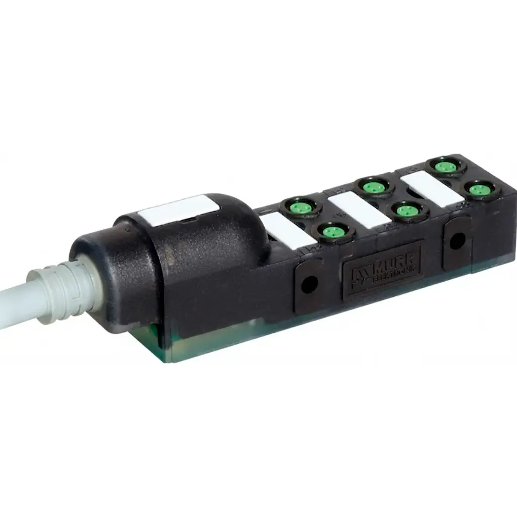 Cable Caja de Conexión Murrelektronik 8000-86010-3560500 MVP8N-AN6D356 5m 6 Vías 3 Polos