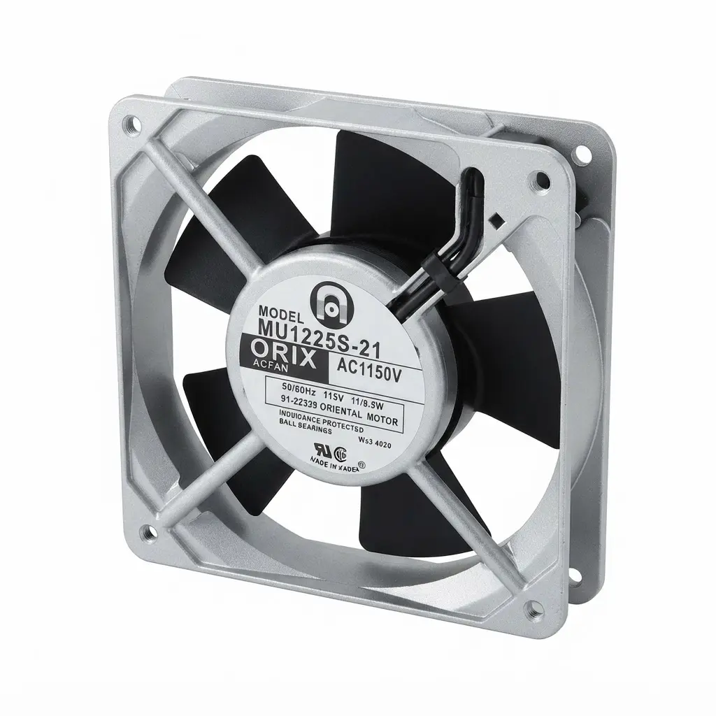 Ventilador Orix MU1225S-21 115V AC 50/60Hz 11/9.5W 120 mm x 120 mm x 26.5 mm 2 Pines