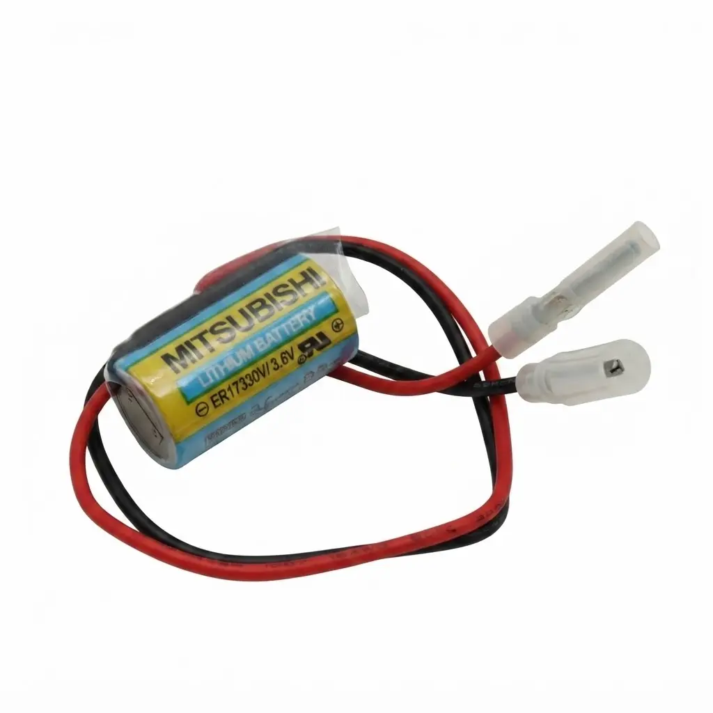 Pila Batería Mitsubishi Lithium A6BAT ER17330V 3.6V 2000mAh Conector Positivo Hembra Negativo Macho Separados