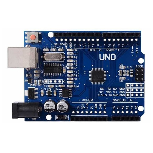 [12] Tarjeta Arduino UNO R3 SMD Con Cable USB