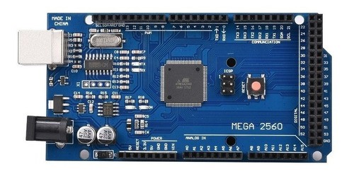 [14] Tarjeta Arduino MEGA 2560 R3 Con Cable USB