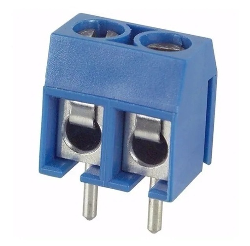 [43] Bornera Clema Para Circuito Impreso De Dos Terminales Con Tornillo