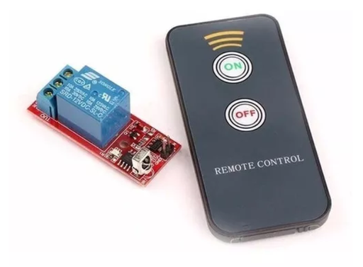 [171] Módulo Relevador Infrarrojo Con Control Remoto 12V 8m