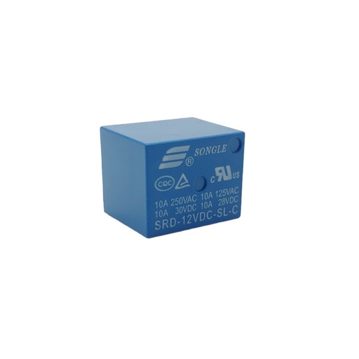 [187] Relevador Relé 12V 250V AC / 10A
