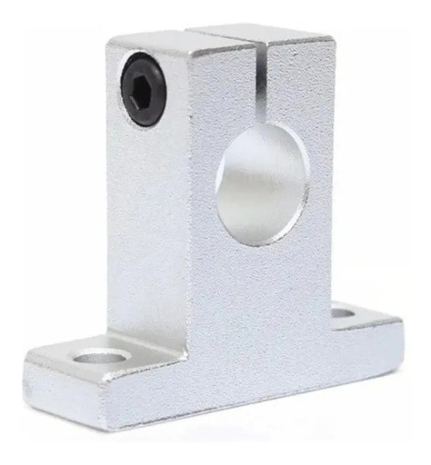 [241] Base Soporte Para Eje Lineal Acerado De 16mm SK16UU