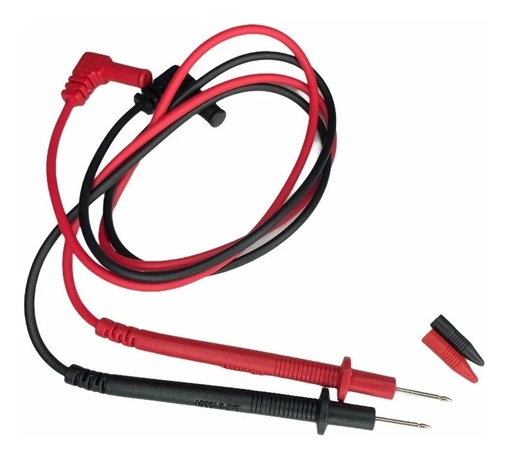 [296] Puntas Para Multímetro Forradas Tipo Alfiler