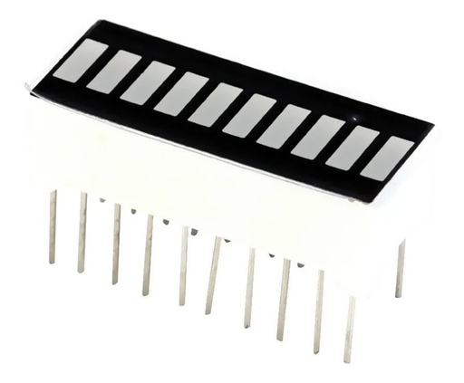 [344] Display Barra Tira LED Rojo 10 Segmentos Arduino PIC