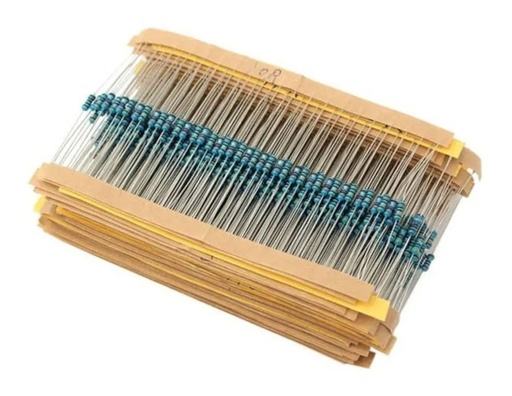 [372] Kit Resistencias 1/4W 600 Unidades 30 Valores 1%
