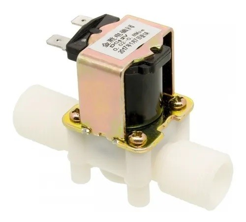 [407] Electroválvula NC 12V 1/2 Para Agua o Aire Arduino PIC"