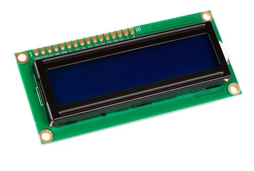 [427] Display Pantalla LCD 16x2 1602A Con Luz Azul De Fondo Para Arduino PIC
