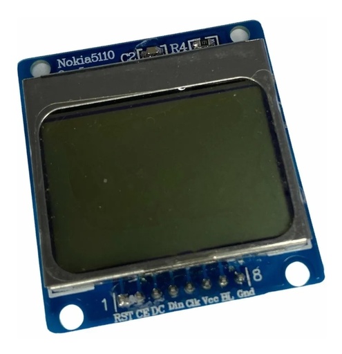 [429] Display Pantalla LCD Nokia 5110 Para Arduino, PIC