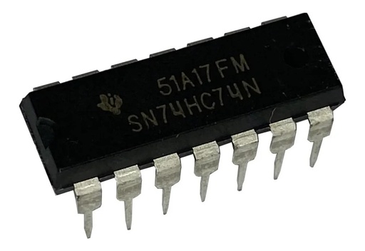 [561] Circuitos Integrados Flip Flops 74HC74N 74HC74 7474