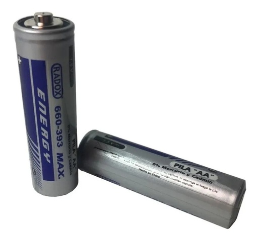[631] Pila Batería Radox 1.5V AA De Carbón