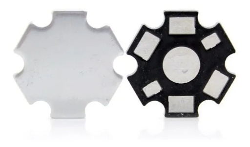 [650] Disipador Térmico De Calor Aluminio Para LED 3W