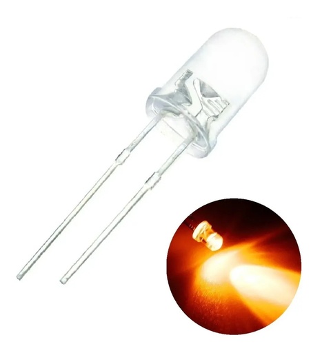 [661] LED Amarillo Ultrabrillante 5mm