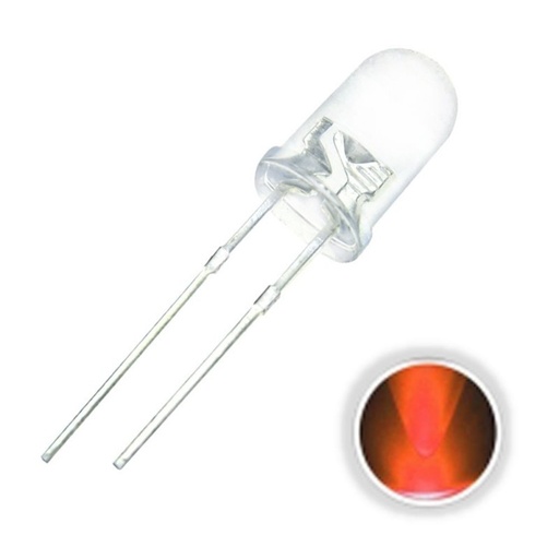 [662] LED Naranja Ultrabrillante 5mm