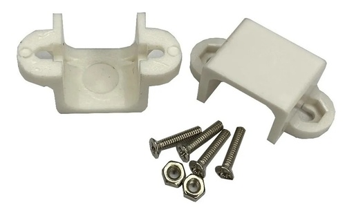 [728] Par De Abrazaderas Soportes Brackets Para Micro Motorreductor Tipo Pololu