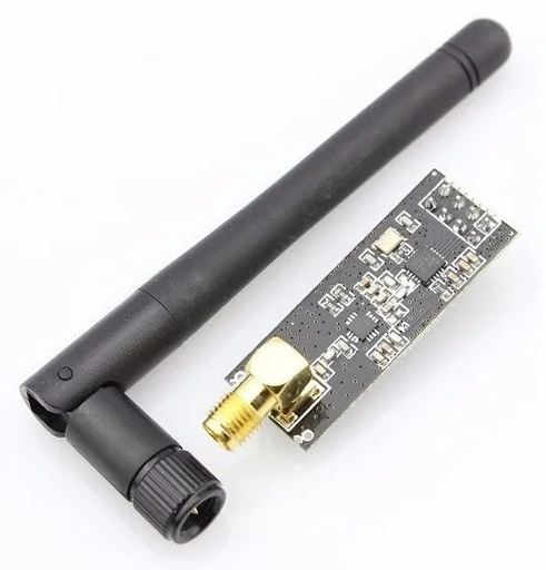 [1229] Módulo Rf NRF24L01 2.4 Ghz Amplificador Antena 5 DB Arduino