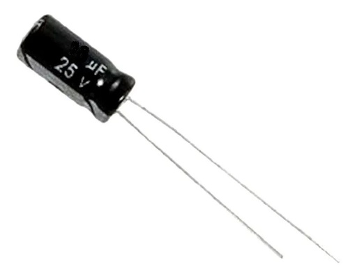 [1275] Capacitores Electrolíticos 100UF A 25V