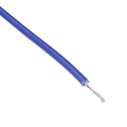 [1563] Cable Estañado Calibre 22 Azul.
