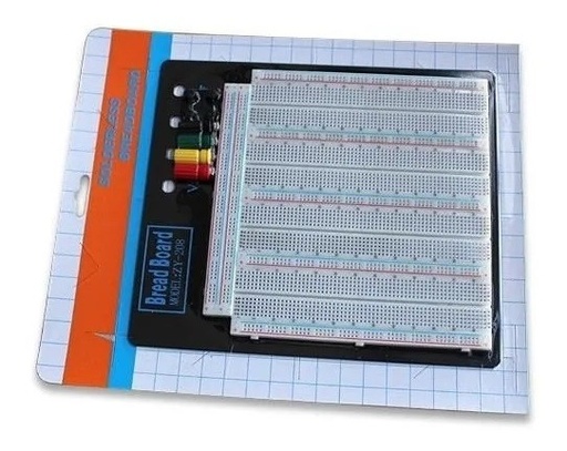 [1585] Tablero Protoboard Breadboard 3220 Puntos Arduino Raspberry PIC