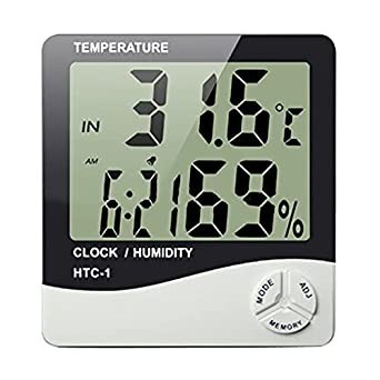 [1598] Medidor Digital De Humedad Y Temperatura Termómetro Higrómetro HTC-1 Doméstico