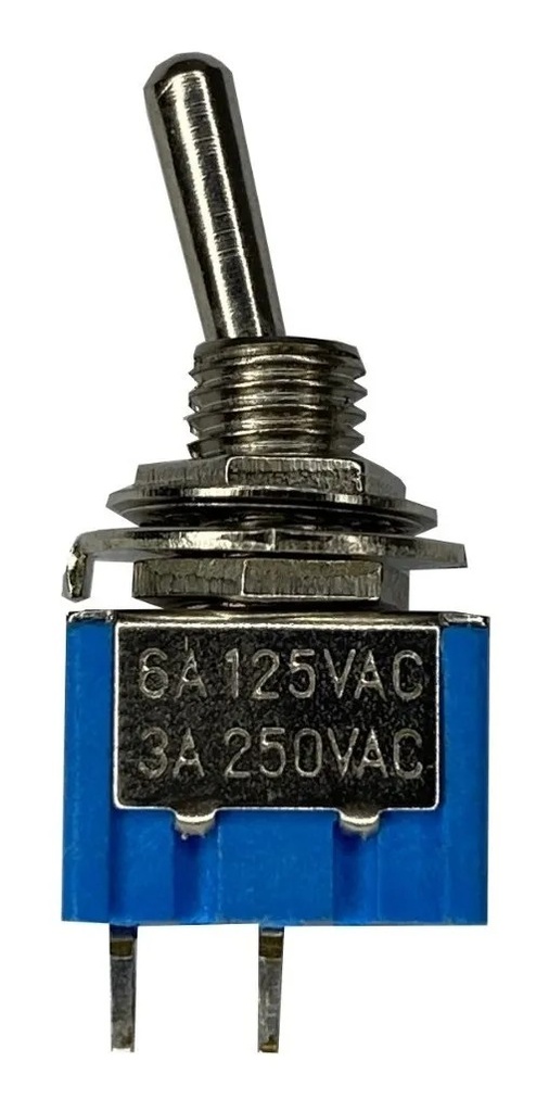 Switch Interruptor Cola De Rata Palanca De 2 Patas 1P-2T ON-OFF 6A 125V ...