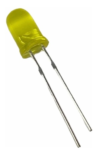 [1811] Led Opaco 5mm Amarillo
