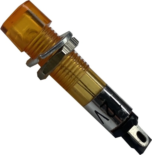 [1894] Foco Neon Plastico 12V Chico Naranja